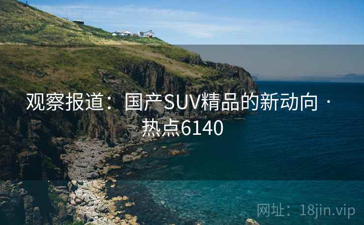 观察报道：国产SUV精品的新动向 · 热点6140  第2张