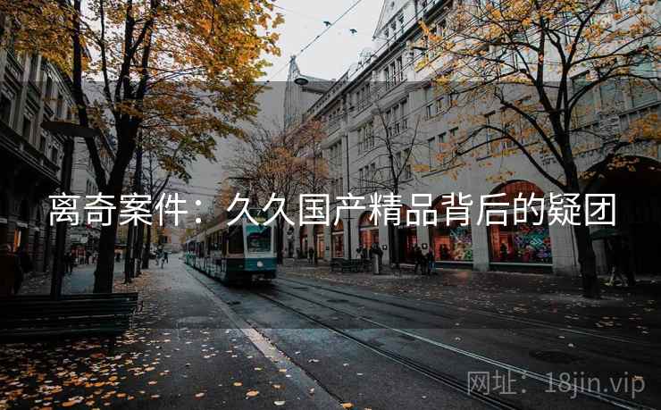离奇案件：久久国产精品背后的疑团  第2张