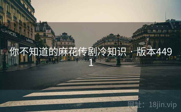 你不知道的麻花传剧冷知识 · 版本4491  第1张