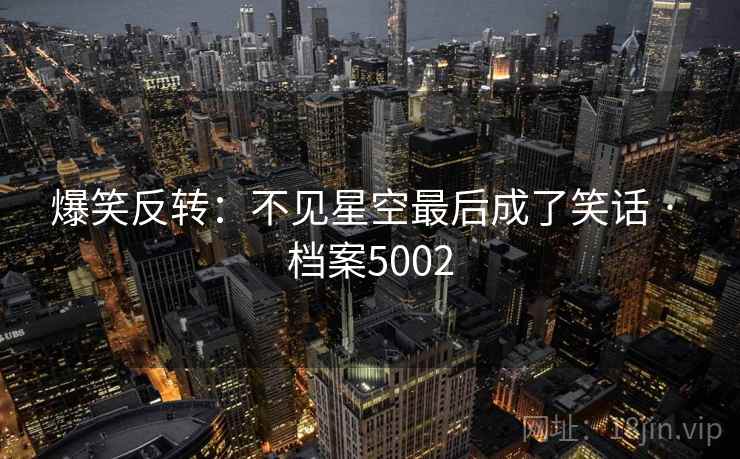 爆笑反转：不见星空最后成了笑话 · 档案5002